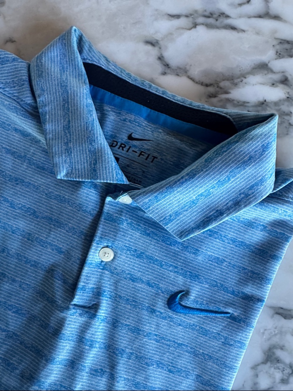 Nike Dri-FIT Tour Vapor Striped Golf Polo Men’s Large - Picture 6 of 12